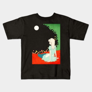 Alice in the moonlight Kids T-Shirt
